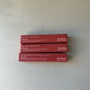 NEW Rare Beauty Soft Pinch Tinted Lip Oil in Serenity ( Warm Rose) x 3